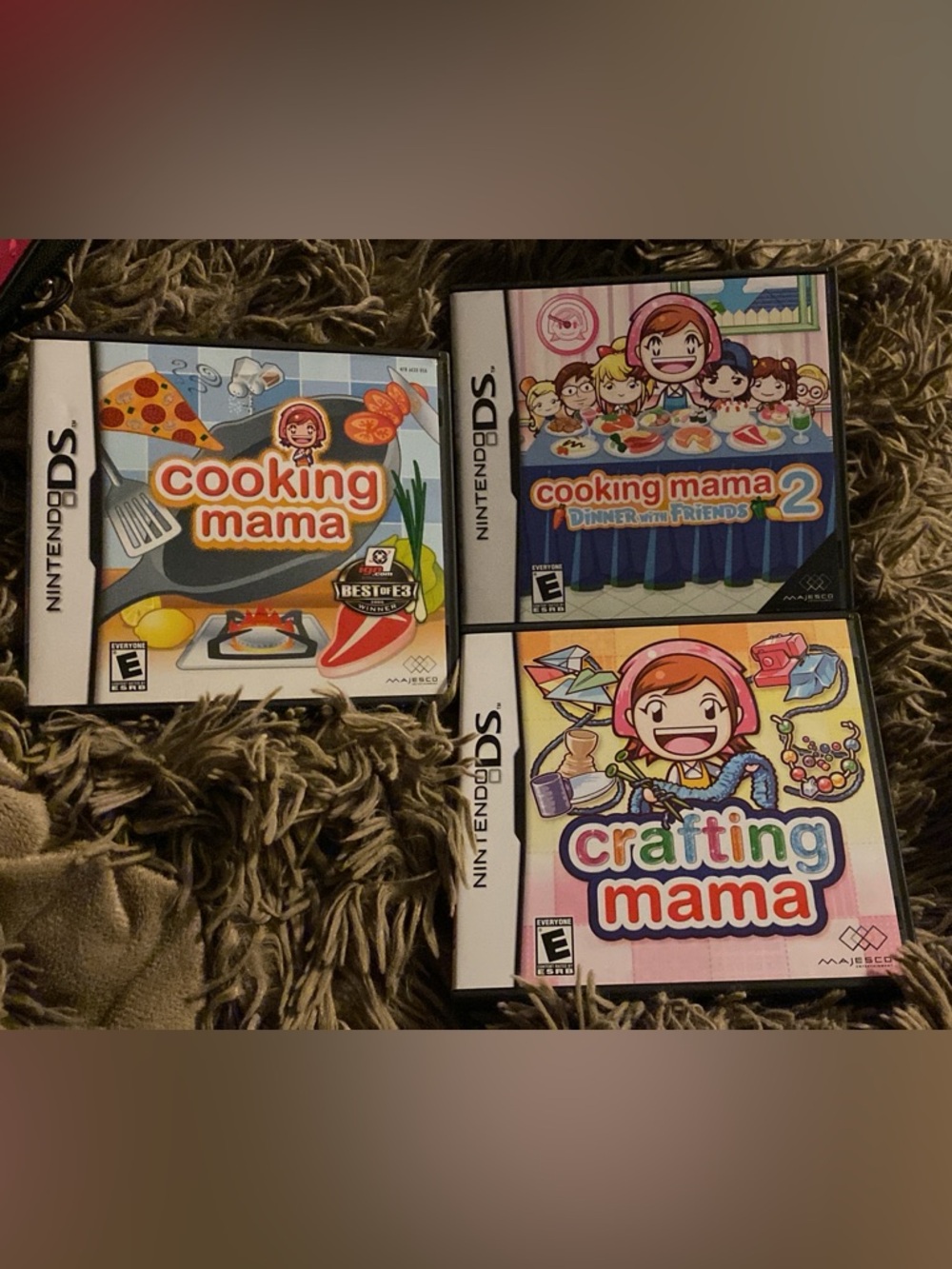 Cooking Mama 1&2, Crafting Mama DS Game Lot
